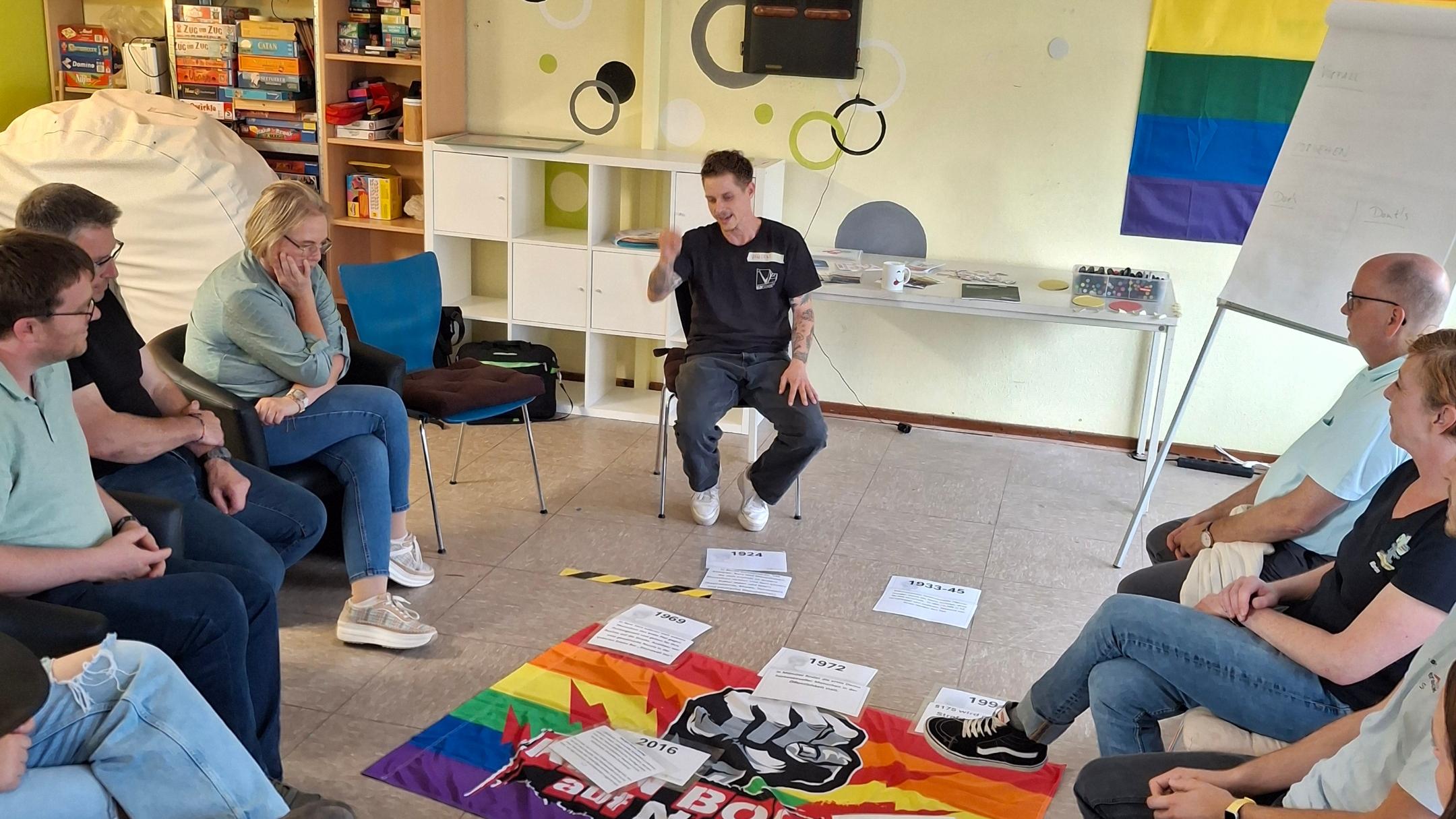 Vincent Maron berichtet von der historischen Entwicklung von Queerfeindlichkeit