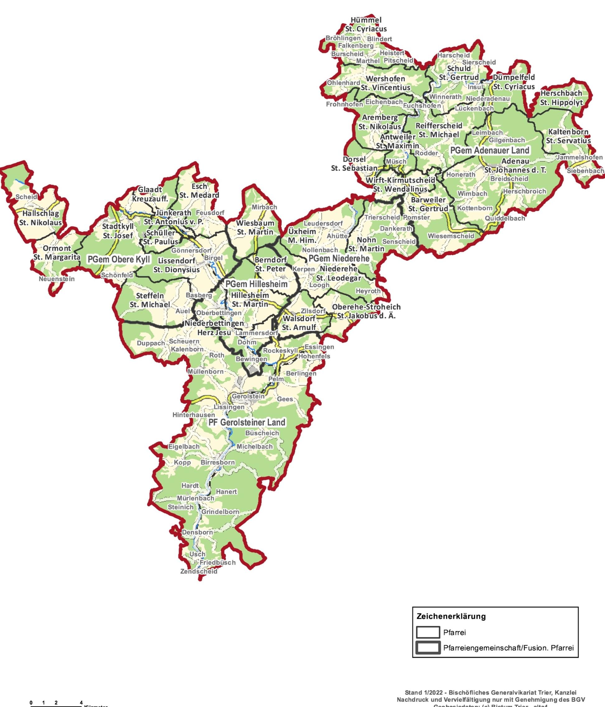 Karte PastR Adenau-Gerolstein