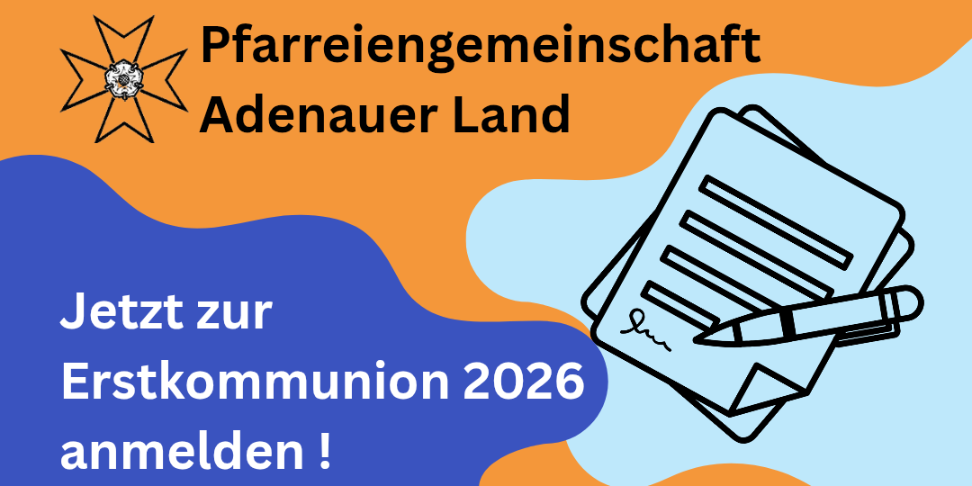 Anmeldung Erstkommunion