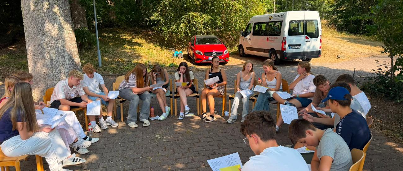 Austausch in der Gruppe beim Firmwochenende in Jünkerath