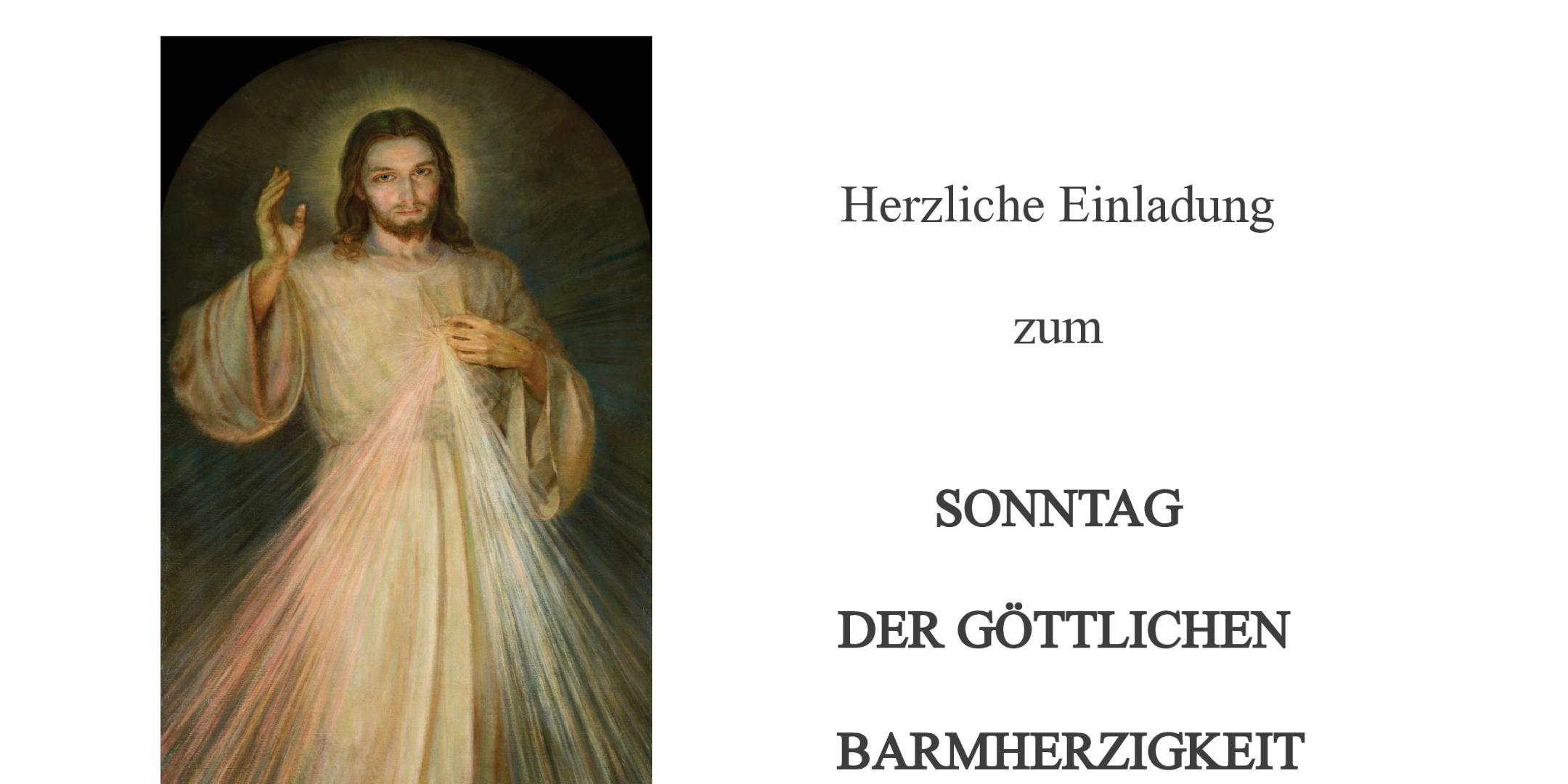 Barmherzigkeitssonntag 2024 Flyer