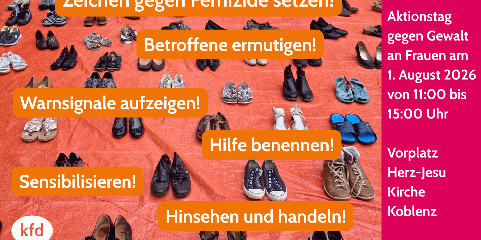Aktionstag gegen Gewalt an Frauen