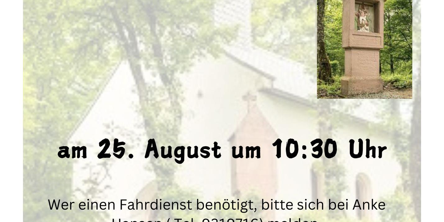 Einladung zum Open-air- Gottesdienst auf dem Heyerberg