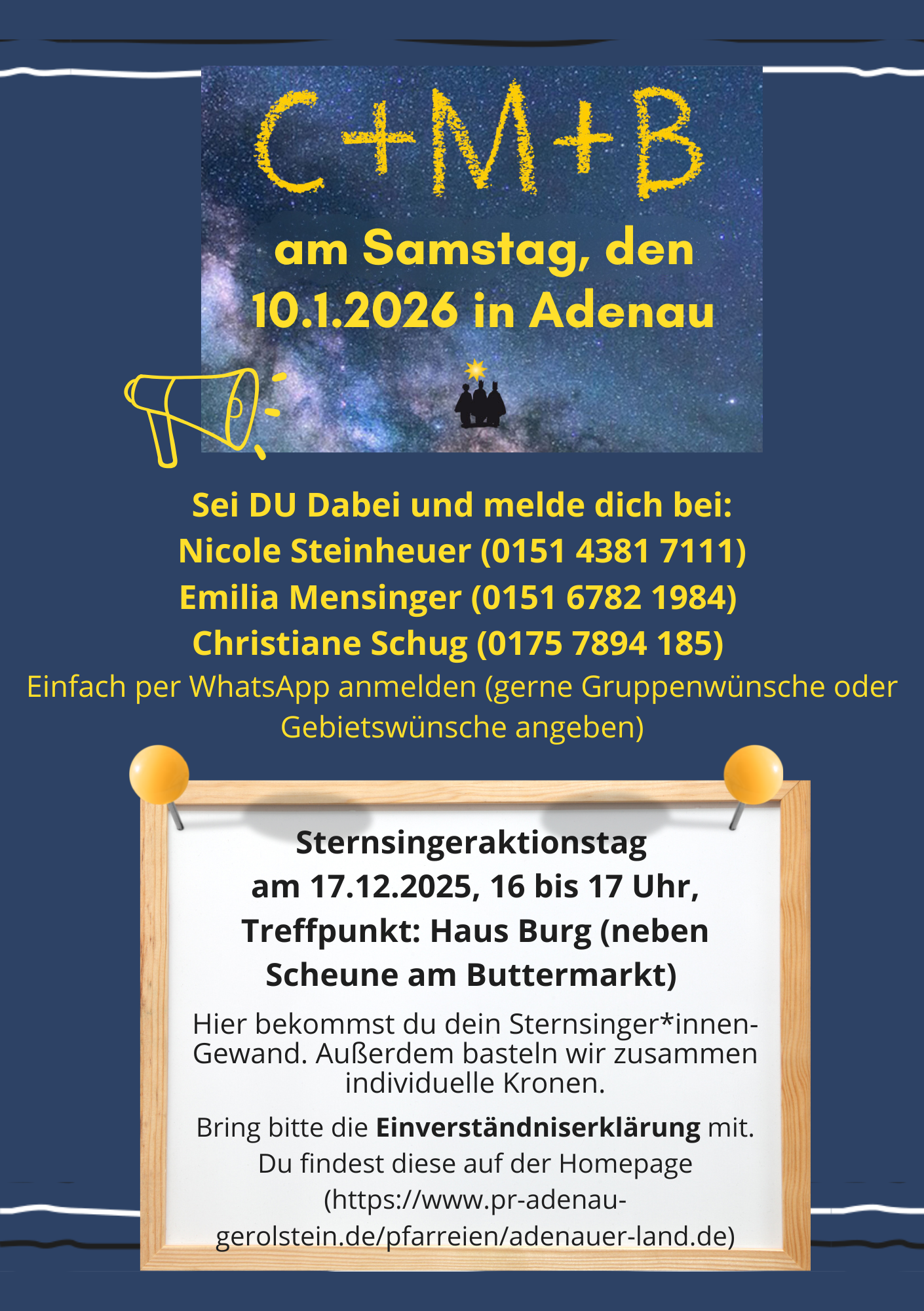 Flyer Adenau Sternsinger