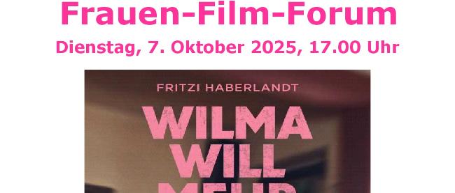 Frauen-Film-Forum 7.10.25 Plakat