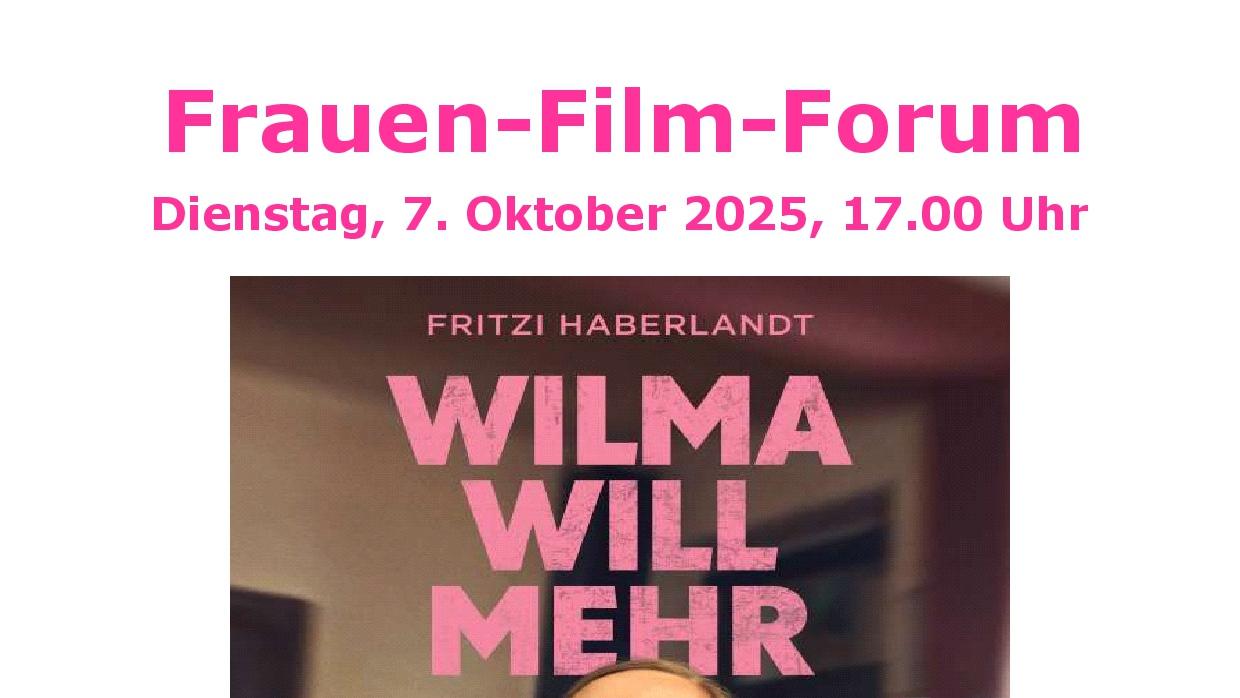 Frauen-Film-Forum 7.10.25 Plakat