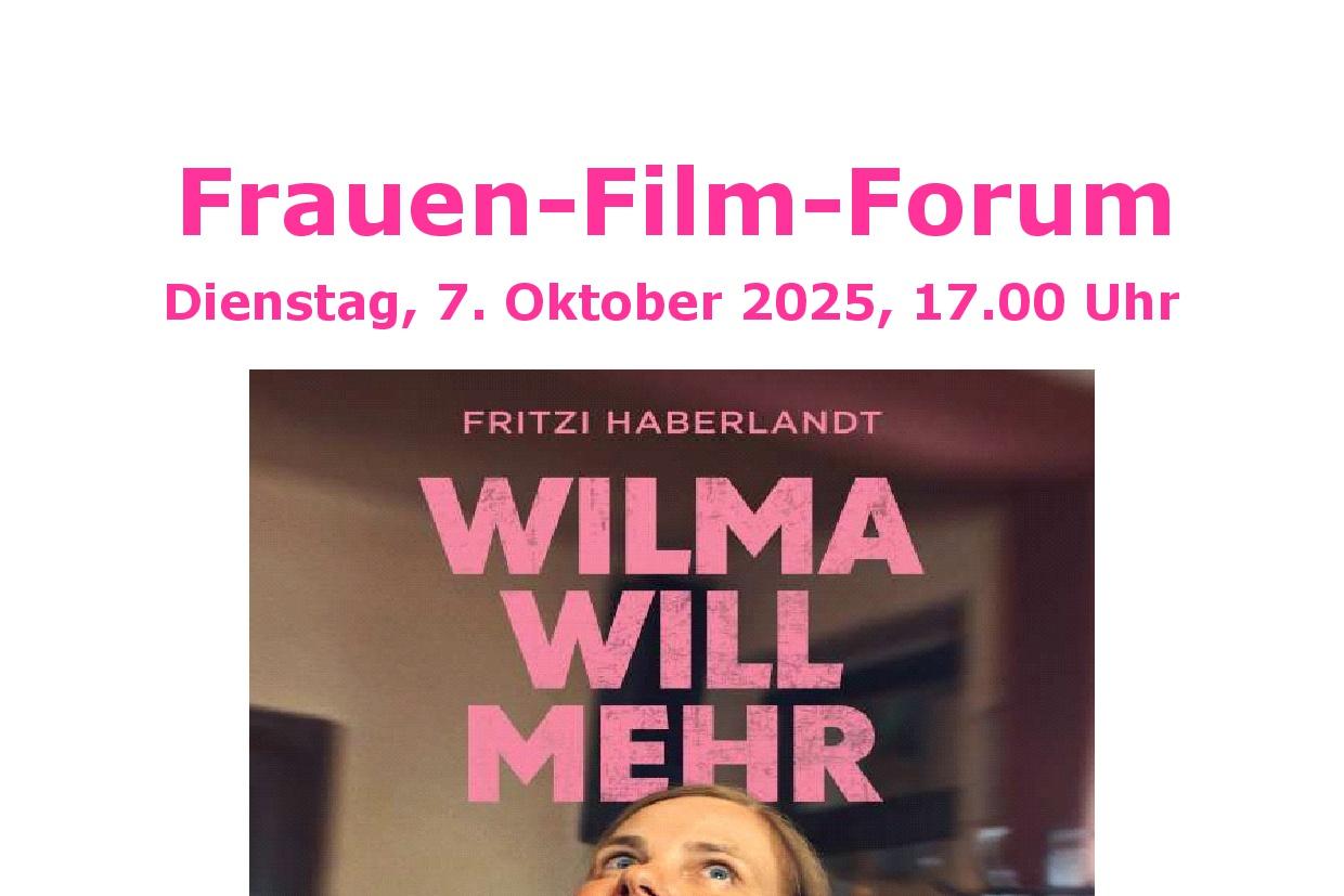 Frauen-Film-Forum 7.10.25 Plakat