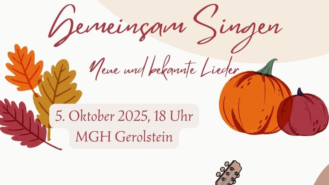 Gemeinsames Singen Oktober 2025