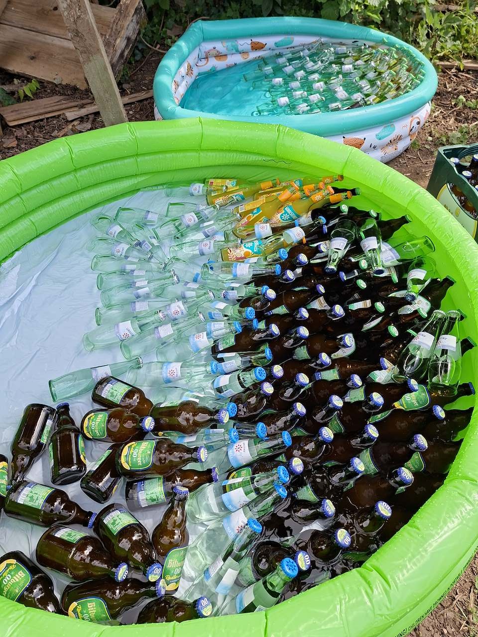 Kalte Getränke boten bei den hohen Temperaturen Erfrischung