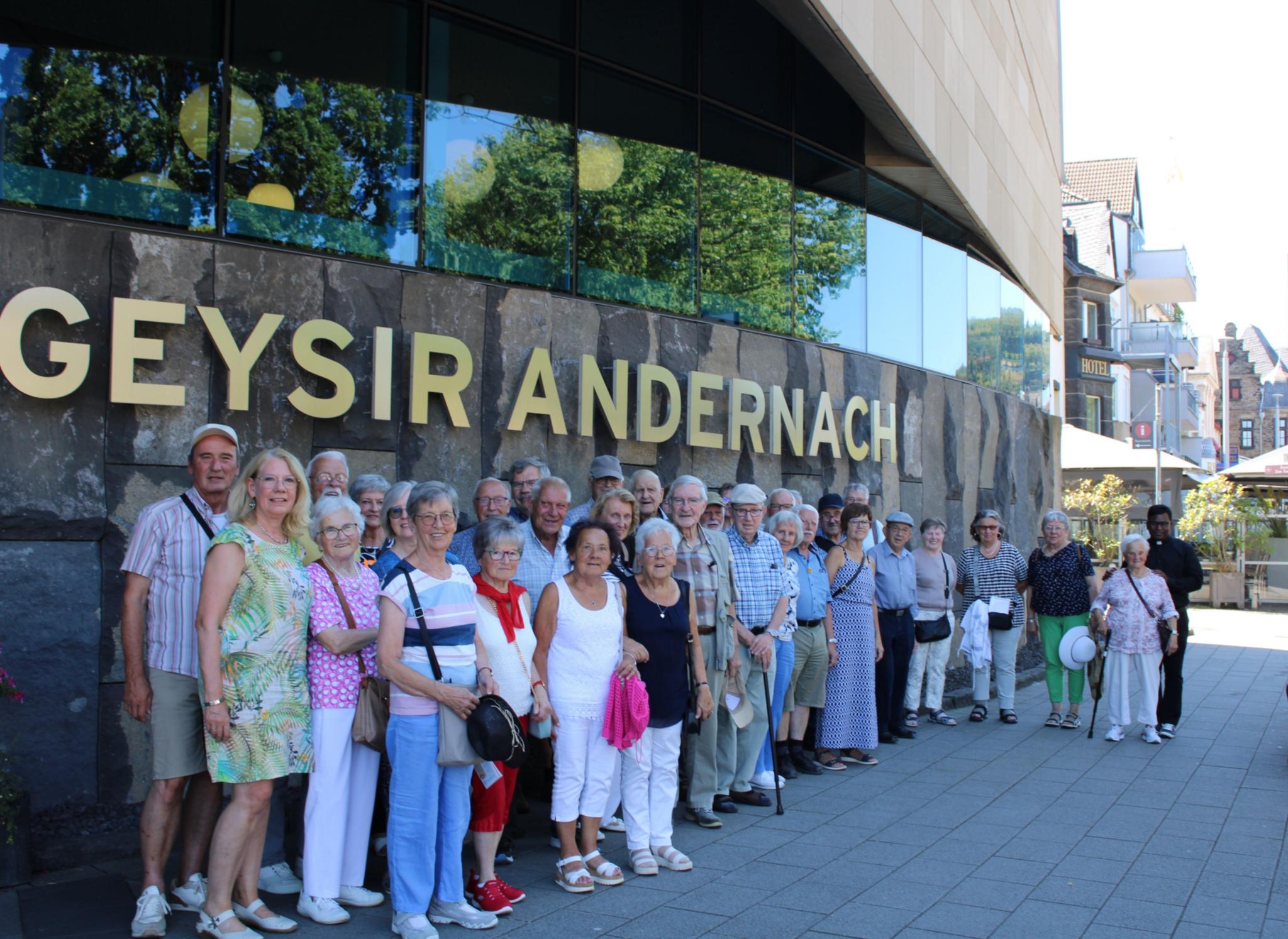 Gruppenfoto Geysir Andernach Senioren 2026