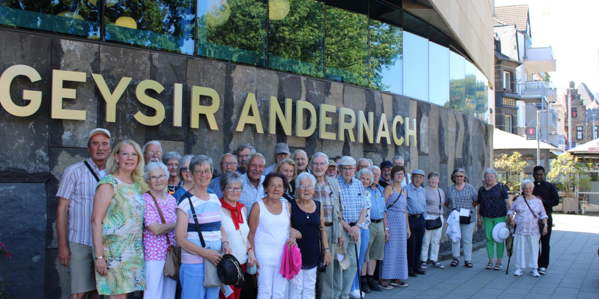 Gruppenfoto Geysir Andernach Senioren 2026