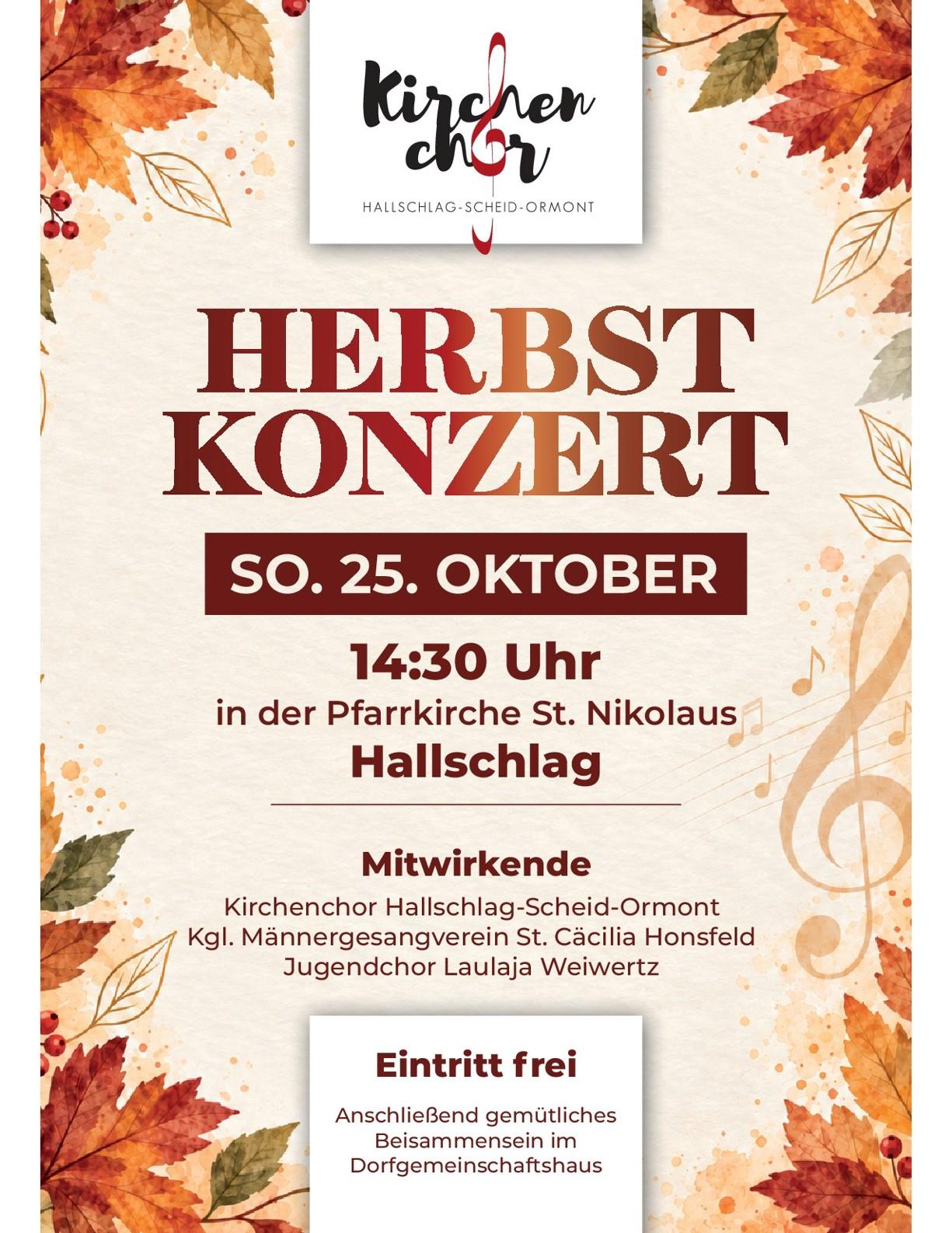 Herbstkonzert 2026