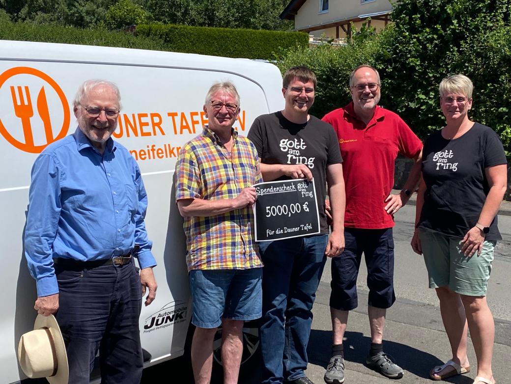 2025 wurden 10.000 Euro für die beiden lokalen Tafeln gesammelt