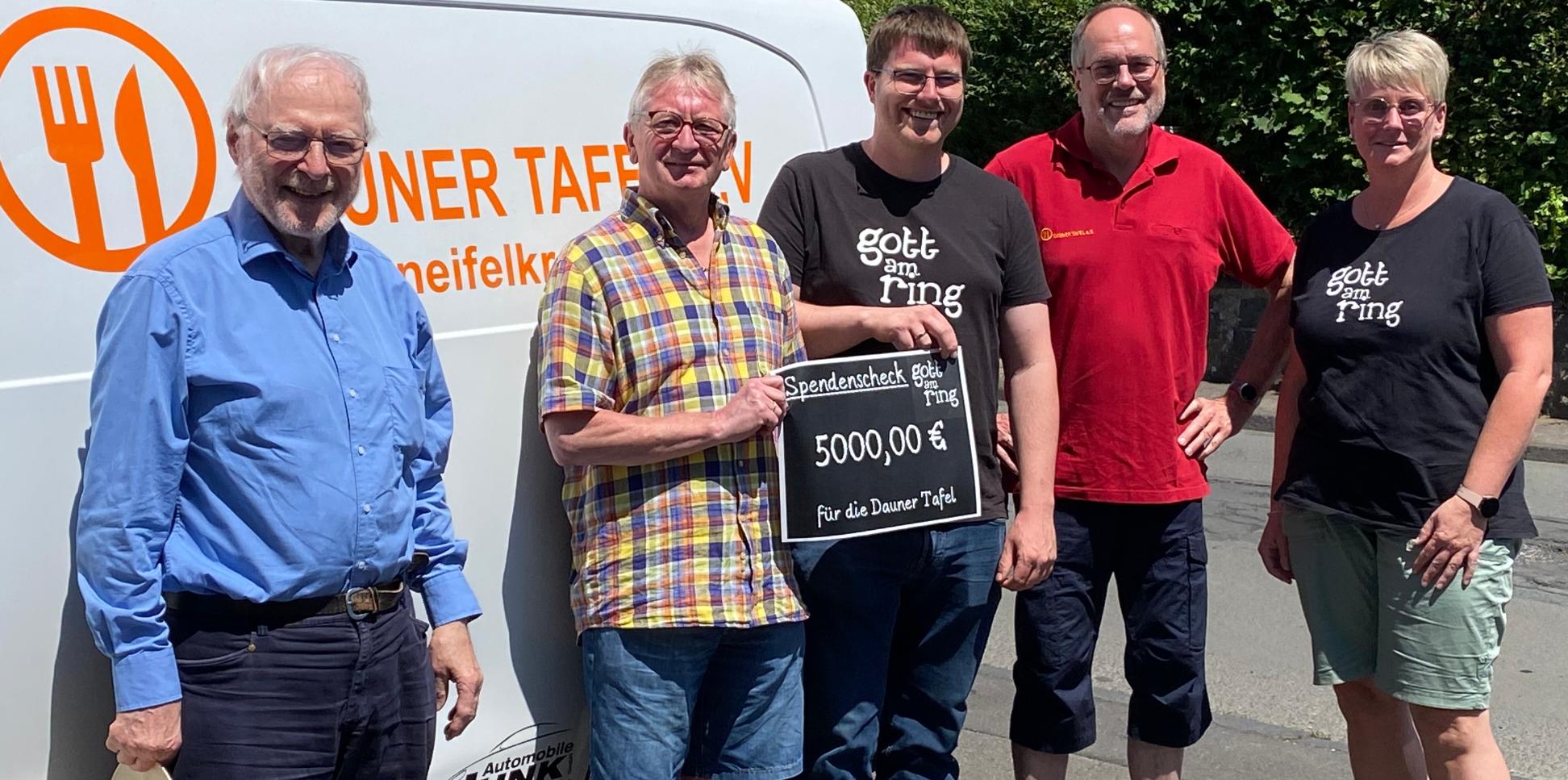 2025 wurden 10.000 Euro für die beiden lokalen Tafeln gesammelt