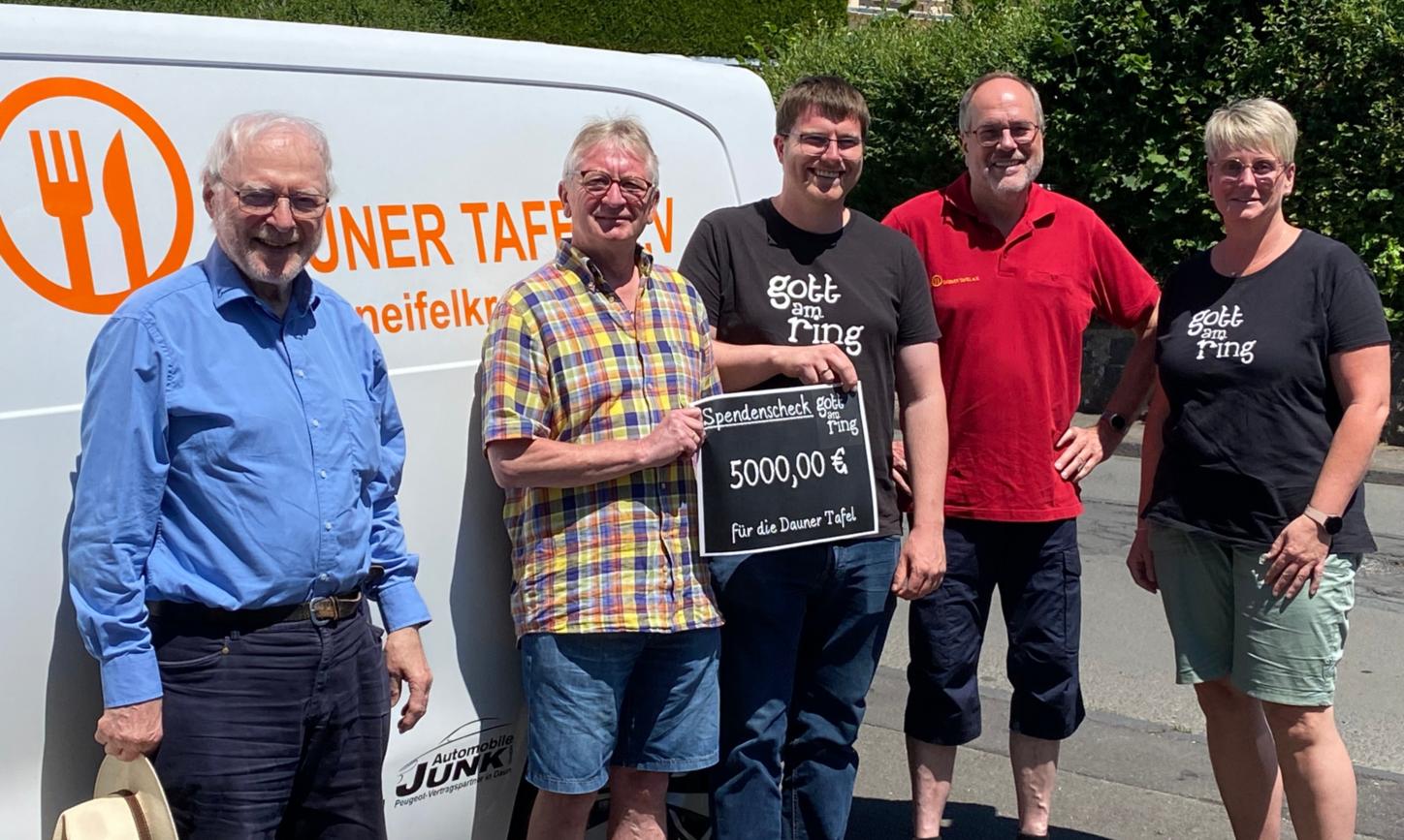 2025 wurden 10.000 Euro für die beiden lokalen Tafeln gesammelt