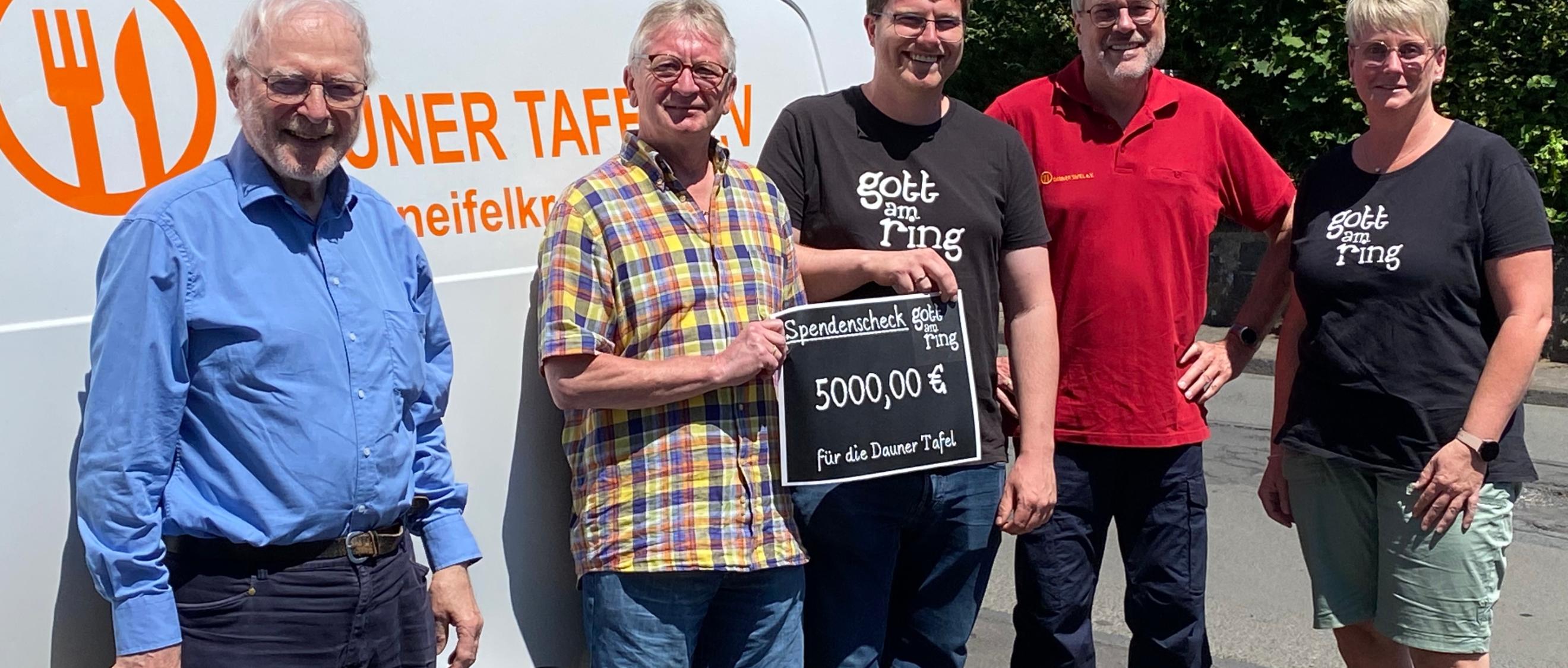 2025 wurden 10.000 Euro für die beiden lokalen Tafeln gesammelt