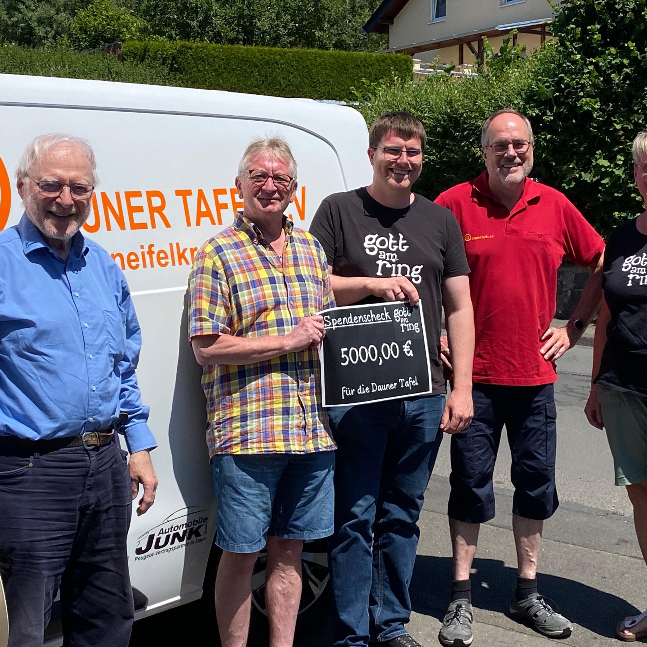 2025 wurden 10.000 Euro für die beiden lokalen Tafeln gesammelt