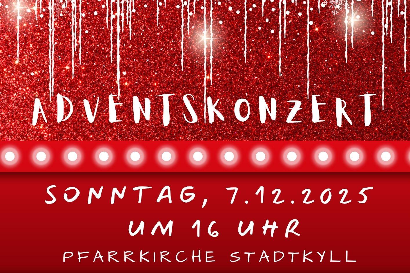Plakat Adventskonzert 2025