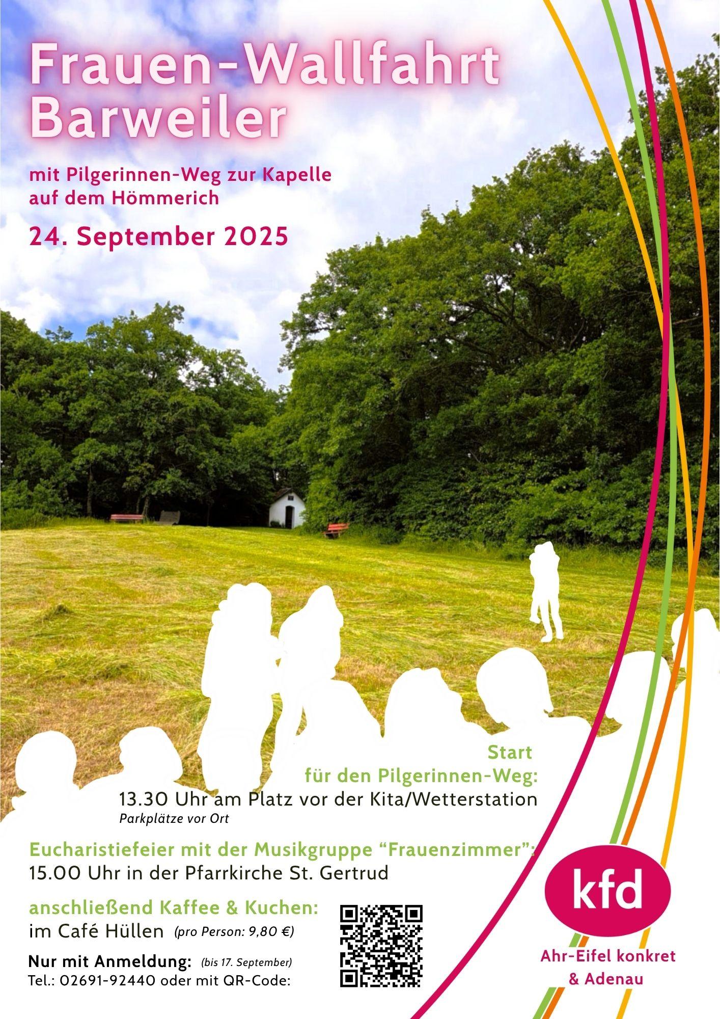 Plakat Frauen-Wallfahrt Barweiler (c) Andreas Paul Plakat Frauen-Wallfahrt Barweiler