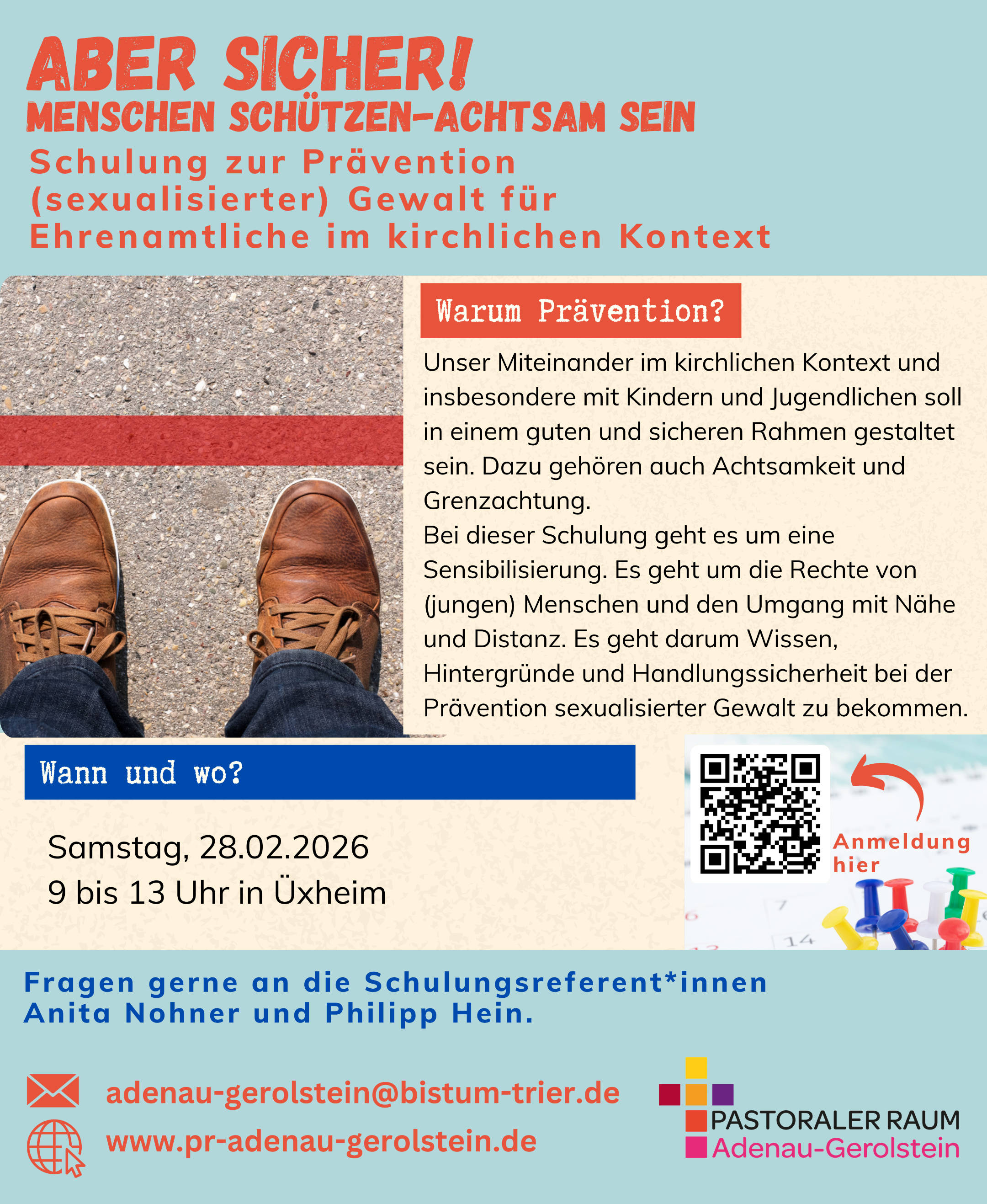 Präventionsschulungen Flyer (c) PastR Adenau-Gerolstein Präventionsschulungen Flyer