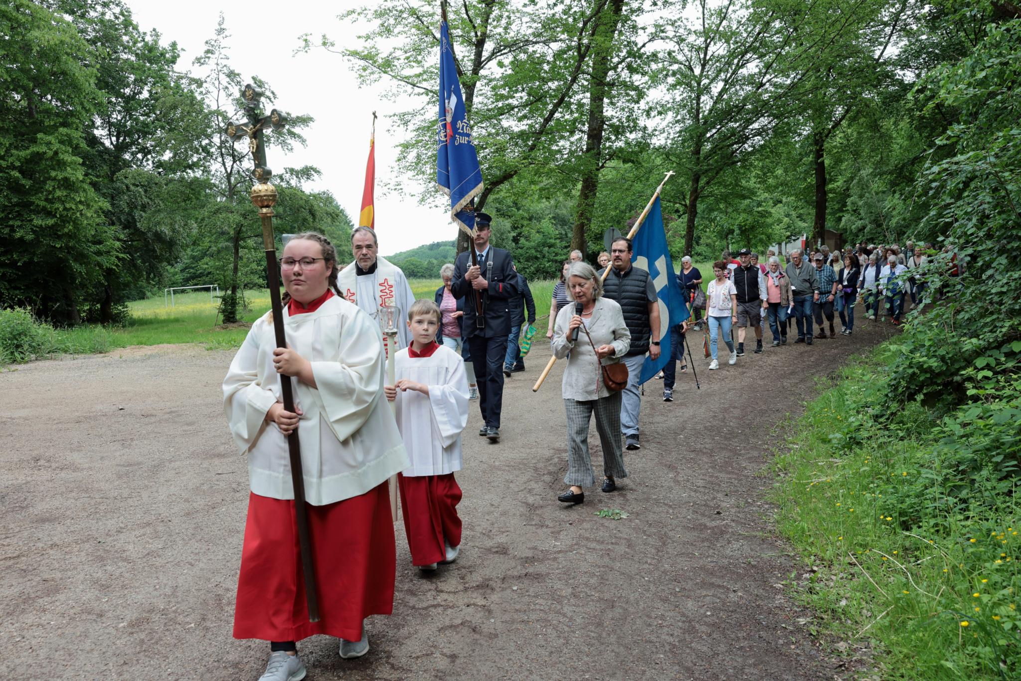 Prozession zur Schutzengelkapelle